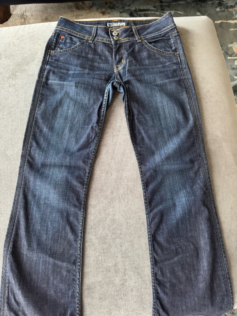 Hudson Jeans Women's Dark Blue Boot Cut Jeans (low rise slight flare)